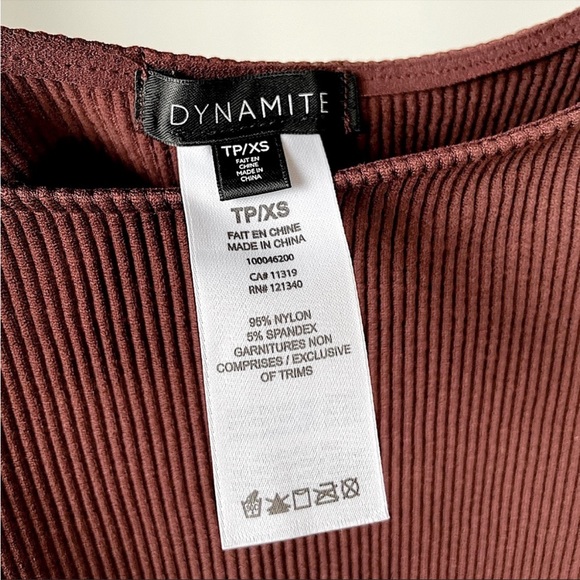 Dynamite Maroon Seamless Tank Top - Picture 4 of 4